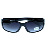 Mi Amore UV protection Shatter Resistant Poly carbonate Goggle-Sunglasses Black Frame & Black Lens