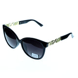 Mi Amore UV protection Shatter Resistant Poly carbonate Oversize-Sunglasses Black Frame & Black Lens