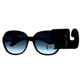 Mi Amore UV protection Shatter resistant Poly Carbonate Goggle-Sunglasses Black Frame & Black Lens