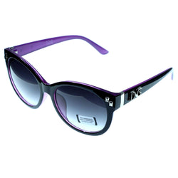 Mi Amore UV protection Shatter resistant Vintage Style Sunglasses Two-Tone & Black
