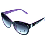 Mi Amore UV protection Shatter resistant Vintage Style Sunglasses Two-Tone & Black