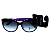 Mi Amore UV protection Shatter resistant Vintage Style Sunglasses Two-Tone & Black