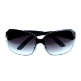 Mi Amore UV protection Oversize-Sunglasses Silver-Tone Frame/Purple Lens