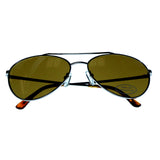 Mi Amore UV protection Aviator-Sunglasses Silver-Tone/Brown