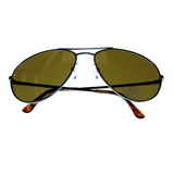 Mi Amore UV protection Aviator-Sunglasses Silver-Tone/Brown