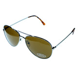 Mi Amore UV protection Aviator-Sunglasses Silver-Tone/Brown
