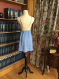 Blue "Emma" Babydoll Nighty with Thong