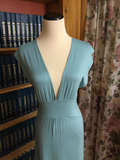 Long Sea Foam Green Soft Timeless Gown