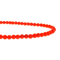 4mm Fiberoptic Cats Eye Round Red 4CE01