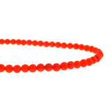 4mm Fiberoptic Cats Eye Round Red 4CE01