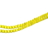 4mm Fiberoptic Cats Eye Round Yellow 4CE06