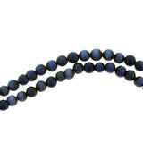 4mm Fiberoptic Cats Eye Round Navy 4CE23