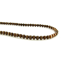 4mm Fiberoptic Cats Eye Round Brown 4CE26