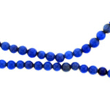 6mm Fiberoptic Cats Eye Round Sapphire 6CE03
