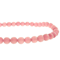6mm Fiberoptic Cats Eye Round Rose 6CE08