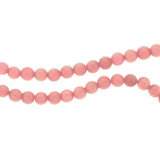 6mm Fiberoptic Cats Eye Round Rose 6CE08
