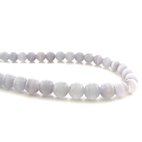 6mm Fiberoptic Cats Eye Round Gray 6CE18