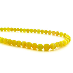 6mm Fiberoptic Cats Eye Round Dark Yellow 6CE21