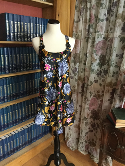Floral Wide Strap Silky Chemise