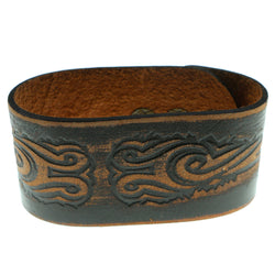 Tribal Adjustable Mens-Bracelet Brown Color  #3230