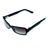 Mi Amore UV protection Rectangle-Sunglasses Black Frame/Gray Lens