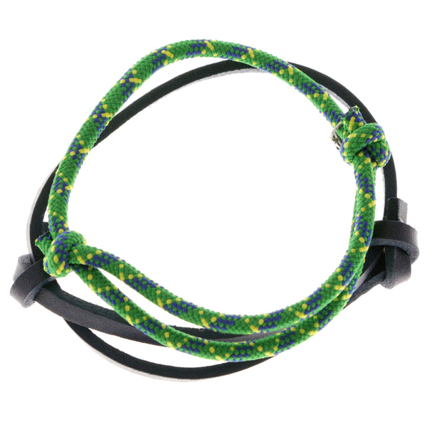 Adjustable Layered Cord-Bracelet-Set Colorful #4173