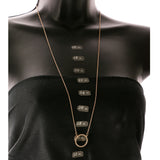 Stars Shine On Adjustable Length Multiple-Necklace-Set With Crystal Accents Colorful #4163