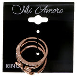 Rose Gold-Tone 3 Piece Ring Set AER4