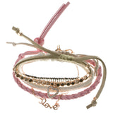 Heart Love Multiple-Bracelets With Crystal Accents Colorful #3665