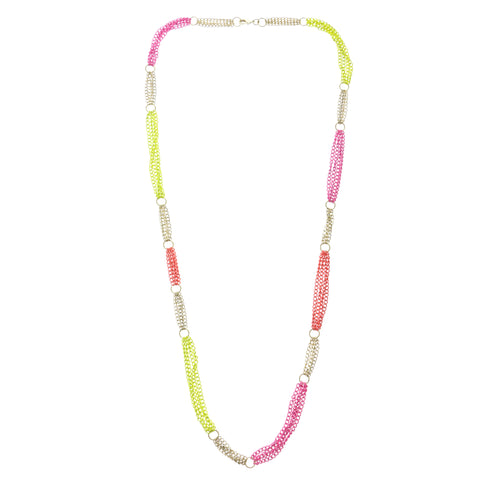 Colorful Metal Long-Necklace #3296