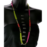 Colorful Metal Long-Necklace #3296