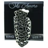 Silver-Tone Metal Ring #3630
