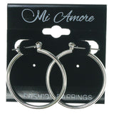 Silver-Tone & Gold-Tone Colored Metal Multiple-Earrings #3586