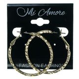Silver-Tone & Gold-Tone Colored Metal Multiple-Earrings #3611