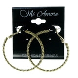 Gold-Tone Metal Multiple-Earrings #3582
