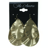 Gold-Tone Metal Earrings #3639
