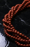 6mm Gemstone Rounds Red Jasper Gr18