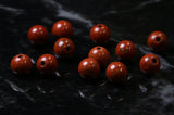 6mm Gemstone Rounds Red Jasper Gr18