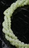 6mm Gemstone Rounds Nephrite Jade Gr20