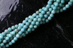 6mm Gemstone Rounds Chinese Turquoise Gr24
