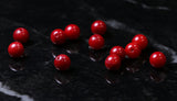 6mm Gemstone Rounds Coral Gr25