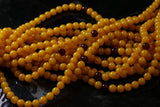6mm Acrylic Gemstone Rounds Dark Amber GR29