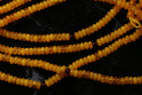 7x4mm Amber Gemstone Disc GR34