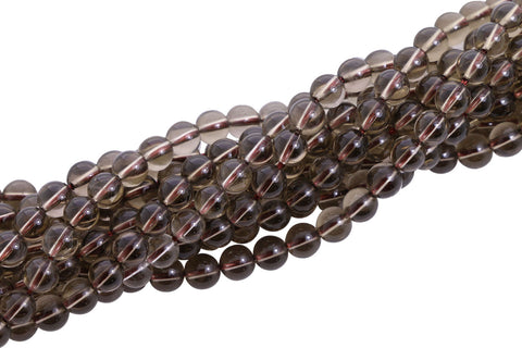 6mm Round Smokey Quartz Gemstone GR35