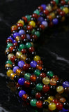 6mm Gemstone Round Mixed Onyx GR36