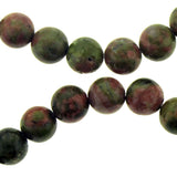 6mm Gemstone Rounds Unakite Gr06
