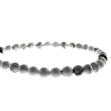 6mm Gemstone Rounds White Howlite Gr07