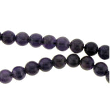 6mm Gemstone Rounds Amethyst Gr08