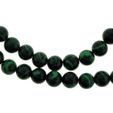 6mm Gemstone Rounds Malachite B GR14