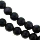6mm Gemstone Rounds Blue Goldstone Gr17